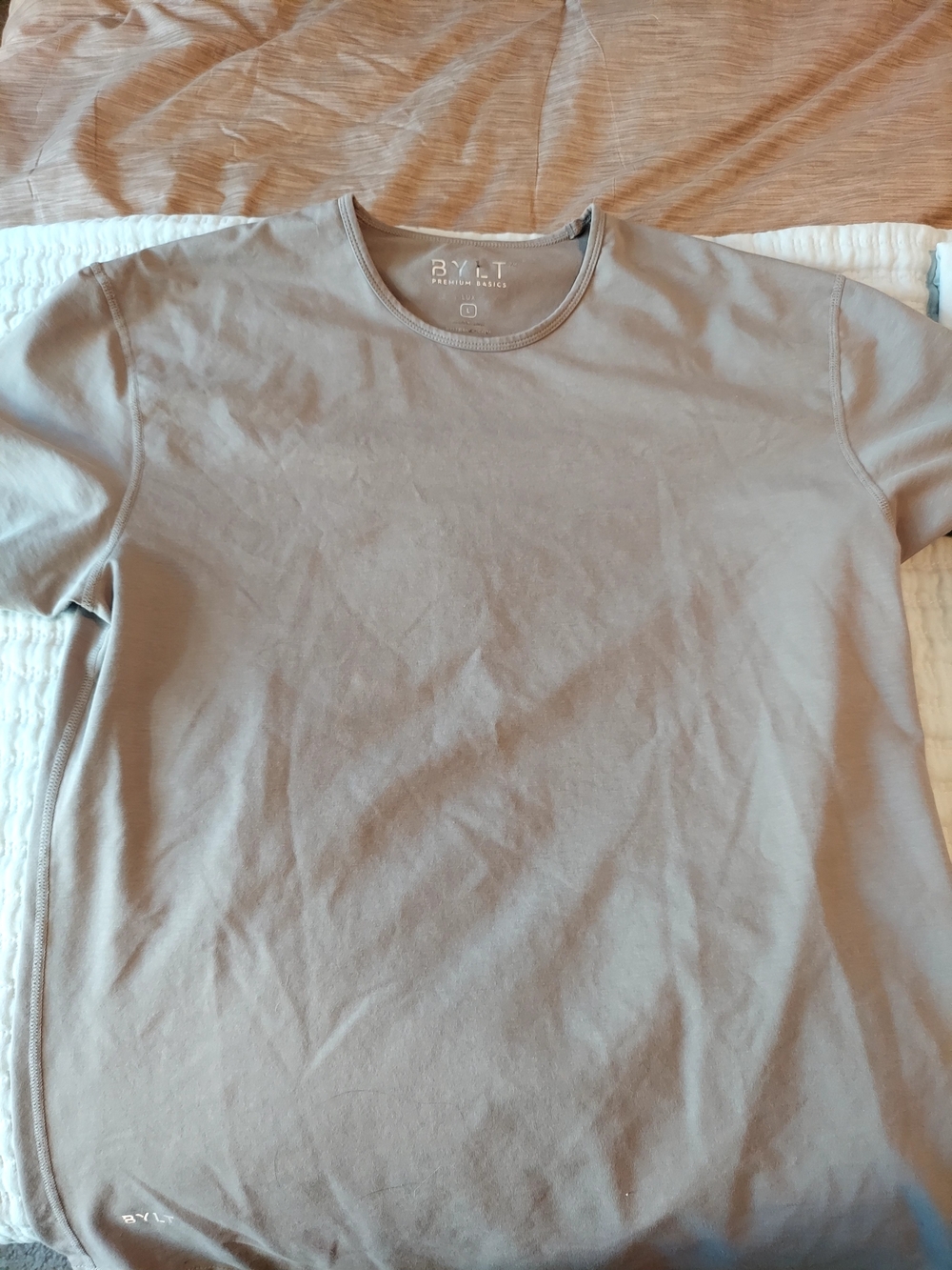 Classic Crew Neck T-Shirt in Light Taupe